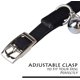 thumbnail image 4 of Collar de gato ajustable de terciopelo suave con campanas, 11.8 pulgadas para perros y gatos pequeños, collar de gato con diamante, suministros para gatos y perros, manga para el cuello para perros pe, 4 of 5
