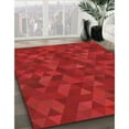 thumbnail image 3 of Ahgly Company Machine Washable Indoor Rectangle Transitional Red Area Rugs, 4' x 6', 3 of 7