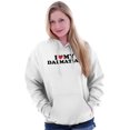 thumbnail image 2 of Dogs Womens Hooded Pullover Sweatshirt Love My Dalmatian Dog Lady Parent Pet Owner, 2 of 2