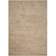thumbnail image 3 of SAFAVIEH Lavena Solid Plush Shag Area Rug, Beige, 5'1" x 7'6", 3 of 7