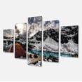 thumbnail image 2 of Camping au-Dessus du Lac Turquoise - Impression sur Toile Paysage, 2 of 3