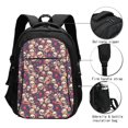 thumbnail image 3 of Honeii Skull rock music record for Travel Laptop Backpack, Business Laptops Backpack with USB Charging Port, College High School Computer Bag for Men Women, 3 of 7