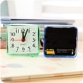 thumbnail image 4 of Reloj portátil Yuarrent Rectangular alimentado por batería sincronización ajustable Verde, 4 of 6