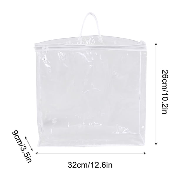 Bolsa de almacenamiento de PVC transparente para textiles del hogar, funda protectora grande, duradera e impermeable para cortinas, ropa de cama y ropa blanca. Aestivo | Cl | AESTIVO