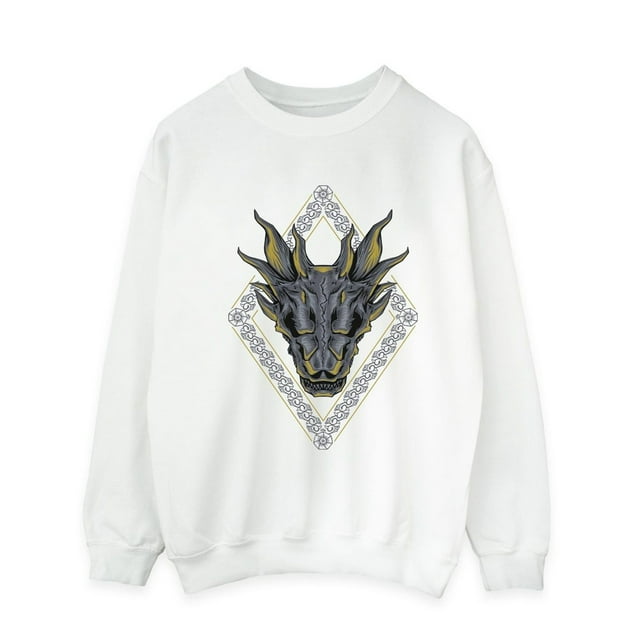 Game Of Thrones: House Of The Dragon Mens Dragon Pattern Sweatshirt