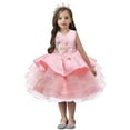 thumbnail image 4 of KAWELL Flower Girls Dress for Wedding Children's Embroidery Ruffle Party Easter Tutu Dress, 4 of 5