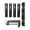 with Clamp, variant on yotijay 4 Tube Fishing Rod Holder Fishing Pole Holder Organizer Outdoor Hold 4 Rods Wall No Clamp
