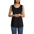thumbnail image 3 of Lands' End Women's Petite Supima Cotton Tunic Tank Top, 3 of 3