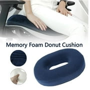 Donut Pillow for Tailbone Pain Bed Sore,Hemorrhoid Pillow Seat Cushion for Long Sitting Butt Pressure Relief Postpartum Post Surgery, Memory Foam Coccyx Cushions Doughnut Pillow