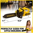 thumbnail image 3 of Red Toolbox Stanley Jr Battery Operated Delux Chainsaw,Yellow, 3 of 6