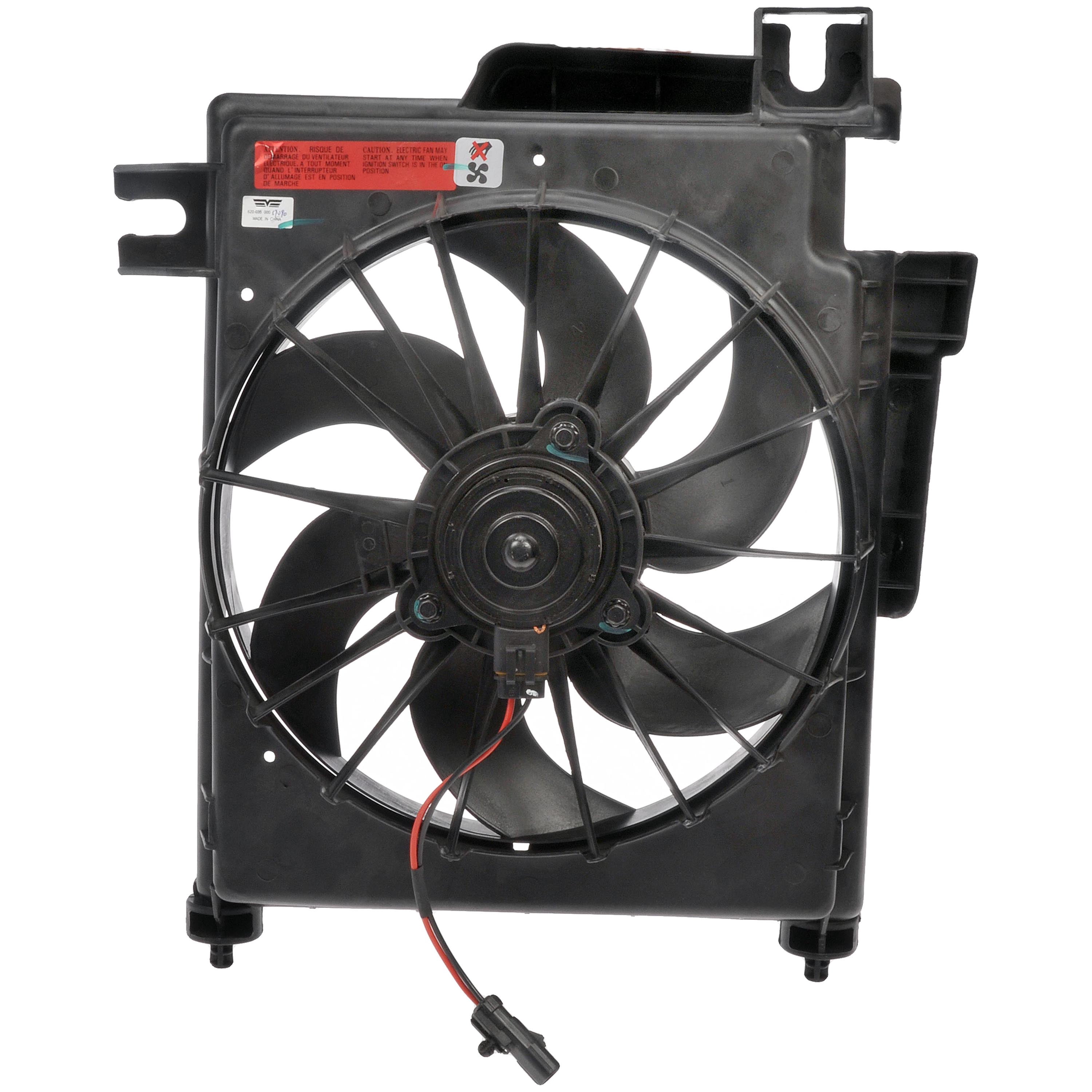 Dual Radiator and Condenser Fan 