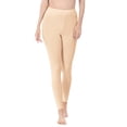 thumbnail image 3 of ClothingAve. Womens Essential Ultra Soft Stretchy Moisture-Wicking Workout Leggings Loungewear Taupe X-Large, 3 of 7