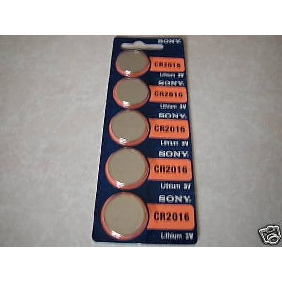 Sony Lithium 3V Batteries Size CR2016 Pack of 15