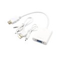 thumbnail image 1 of EeaseCA to VGA Adapter Full 1080P Video Audio Converter with Power Cable for Computer Laptop Tablet (White), 1 of 7