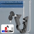 thumbnail image 1 of Cerradura para casco de motocicleta, accesorios modificados, manija de freno, cerradura antirrobo eléctrica para motocicleta, cerradura de bocina, cerradura de freno, 1 of 4