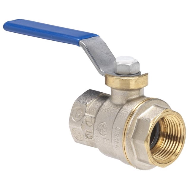 Válvula esférica Homewerks Full Port Brass FIP de 3/8 pulgadas Palanca