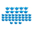 thumbnail image 2 of 10 piezas de accesorios para trenes de madera, juego de conectores de vías, juguetes educativos Azul, 2 of 9