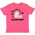 thumbnail image 3 of Inktastic Axolotl Will You Be My Valentine with Red Hearts Youth T-Shirt, 3 of 5