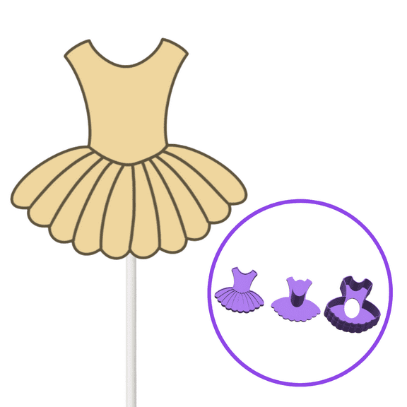 Ballerina Dress Cake Pop Mold