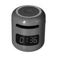 thumbnail image 3 of JM01 BT Reloj Altavoz Multifuncional Ajustable Portátil BT Reloj Altavoz Radio con Pantalla LED Negro, 3 of 5