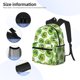 thumbnail image 3 of Disketp Green Kiwi Mochila Ligera Clásica con Múltiples Bolsillos, Mochila Casual para Hombre y Mujer, Ideal para Escuela, Trabajo y Viajes, 3 of 6