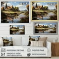 thumbnail image 4 of Designart "Idyllic Countryside of Denmark" Countryside Floater Framed Wall Decor, 4 of 7