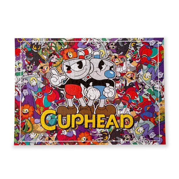 Collage de 1000 piezas de Toynk Cuphead y Mugman