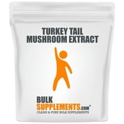 BulkSupplements.com Turkey Tail Mushroom Extract (Coriolus Versicolor) Powder - Immune Support Supplement - Mushroom Superfood (100 Grams)