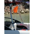 Flag Buddy Tower Mounted Rotating Skier Down Flag Holder with Free