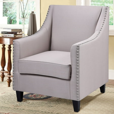 - Best Master Furniture Cottage Tufted Fabric Accent Chair