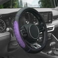 thumbnail image 4 of Ultra Grip Silicone & Faux Leather Steering Wheel Cover  Fits 14.5" - 15.5", 4 of 5