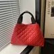 thumbnail image 4 of Bolso de mano de mujer de PU con hilo de coser de color sólido informal de gran venta 2024 nuevo bolso de mano básico con cremallera para mujer, 4 of 5