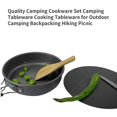 thumbnail image 4 of Utensilios De Cocina Portátiles Para Acampar Kit De Cocina Antiadherente Para Acampar Al Aire Libre Mochilero Senderismo Picnic Yuarrent OD009687-02, 4 of 6
