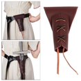 thumbnail image 4 of Funda de Cinturón de de Cuero Flintlock Varios Caballeros Medieval para Cosplay - marrón Soledad Vaina de cintura de cinturón de espada, 4 of 9