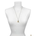 thumbnail image 3 of Delight Jewelry Resin Siamese Cat Silvertone Mother Daughter Bar Charm Necklace, 23", 3 of 4