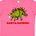 thumbnail image 4 of Inktastic Santa-saurus Christmas Dinosaur Boys or Girls Toddler T-Shirt, 4 of 5