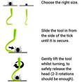 thumbnail image 2 of Clearance: - ANTI-TIC ACCESSORIES - Tick Tweezers Tick Remover Hooks Remove Bee Ticks Injection from Skin for Humans and Other Animals Cats Dogs Horses Bulls Cows Sheep, 2 of 5