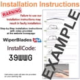 thumbnail image 5 of 2008 Chrysler Town and Country Beam Wiper Blades Wipers w/2yr Warranty (Set of 3) w/Rear Wiper (WiperBladesUSA), 5 of 5
