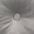 thumbnail image 4 of Jordan Manufacturing 16" x 16" Light Gray Solid Square Tufted Decorative Throw Pillow with Fabric Button, 4 of 5