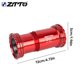thumbnail image 4 of Soidarity Soporte inferior ZTTO, ajuste a presión, rodamientos de bloqueo de rosca de cerámica, pieza de repuesto, componentes portátiles de Ciclismo Rojo, 4 of 6