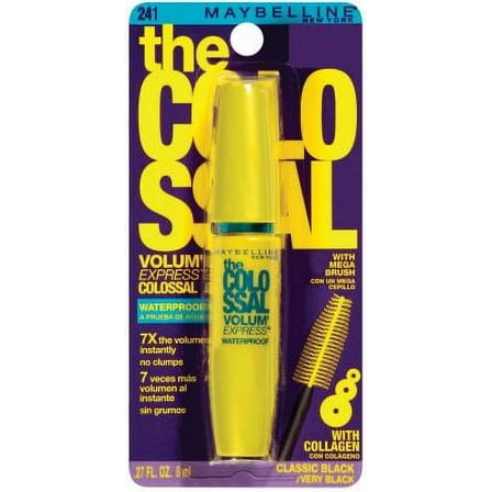 Maybelline Volum Express The Colossal Waterproof Mascara Classic Black 241 027 oz