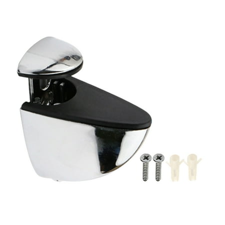 

Living Room Shelf Holder Home Bathroom Glass Clamp Zinc Alloy Adjustable Support