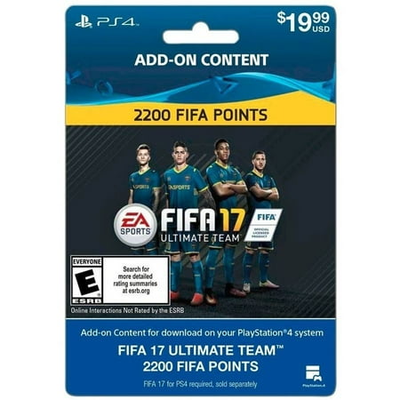 FIFA 17 Ultimate Team FIFA Points 2200 Sony