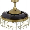 thumbnail image 2 of Fanaway 51104101 Sheridan 48-inch Satin Brass AC Ceiling Fan with Light, 2 of 7
