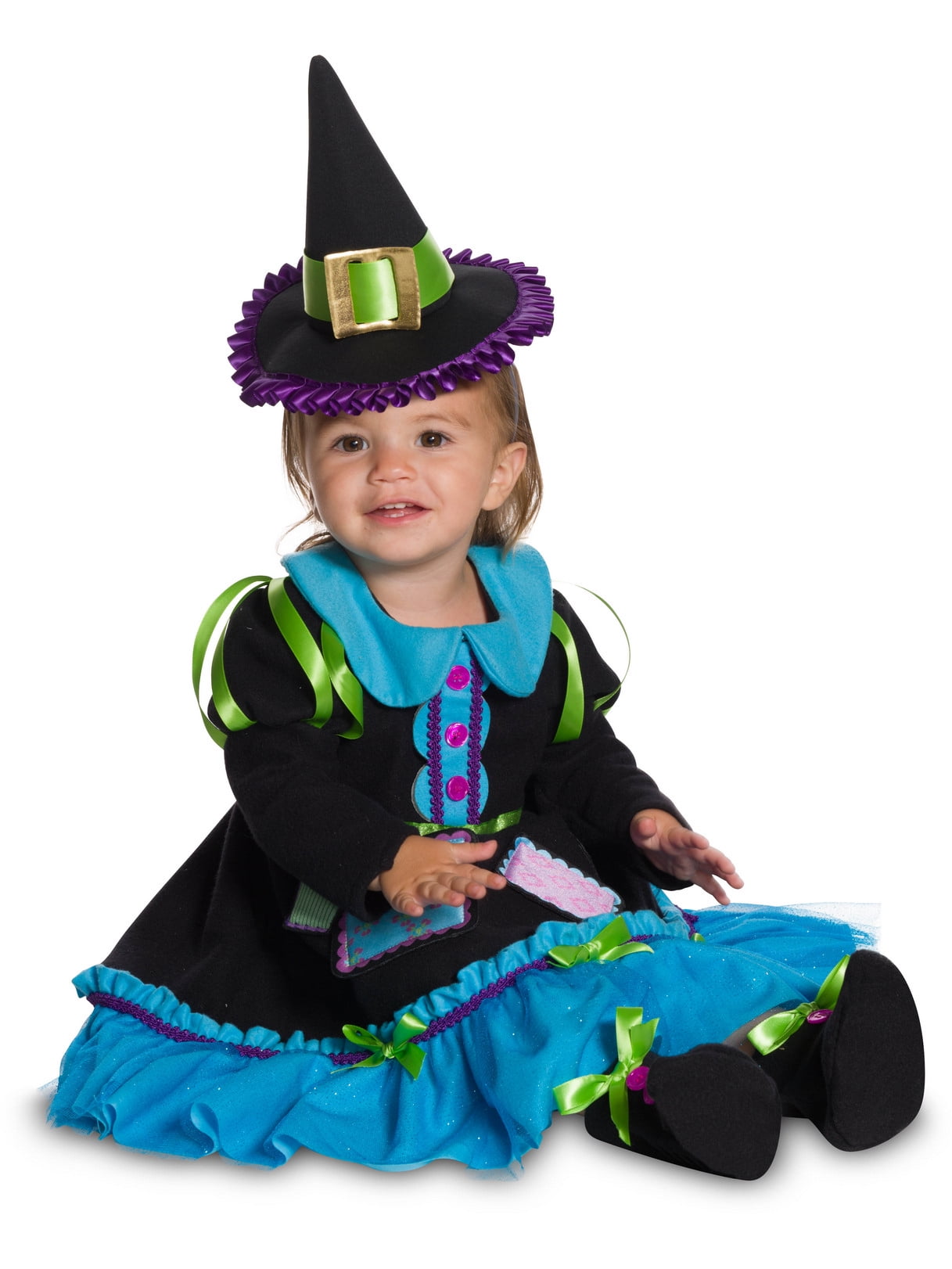 Baby Patchwork Witch Costume - Walmart.com