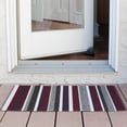 thumbnail image 4 of RITZ Striped Tufted Indoor Outdoor Floor Mat, Red, 4 of 6
