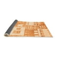 thumbnail image 2 of Ahgly Company Indoor Square Abstract Orange Modern Area Rugs, 8' Square, 2 of 4