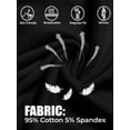 thumbnail image 6 of Black Turtleneck Men Long Sleeve Knitted Shirt Ultra SoftTurtle Neck Sweater James For Men (S), 6 of 7