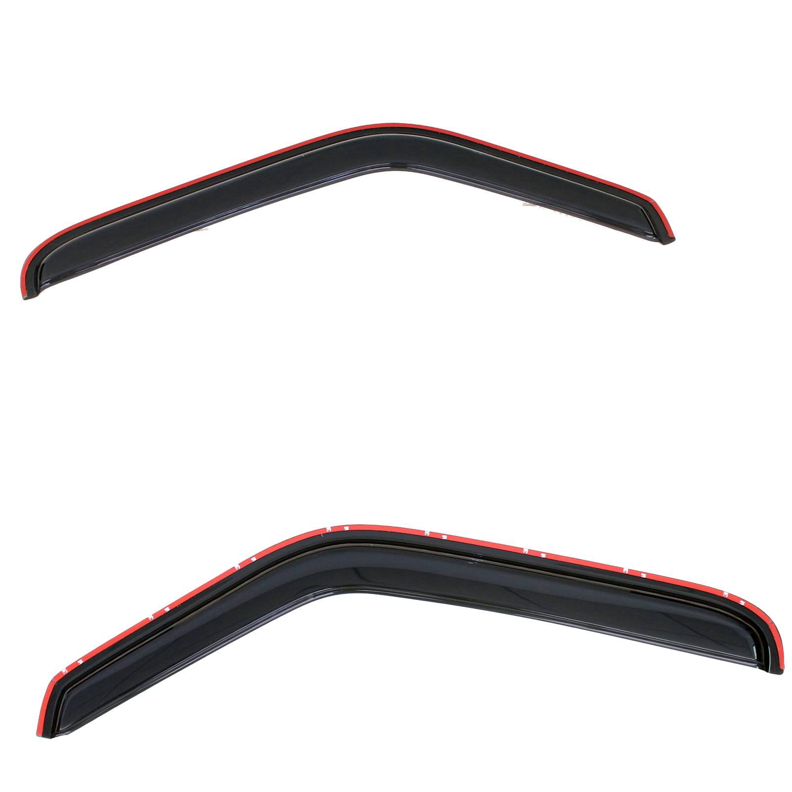 EGOESWELL 192083 Acrylic In-Channel Side Window Deflectors for Cars - Interior Mount Vent Visors & Rain Guards, Seamless Wind Noise Reduction, Enhanced Weather Protection, 2Pcs