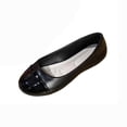 thumbnail image 2 of Miqool Women Ballet Flats Round Toe Slip On Comfortable Soft Sole Casual Dressy Indoor Outdoor Lightweight PU Flat Shoes, 2 of 9